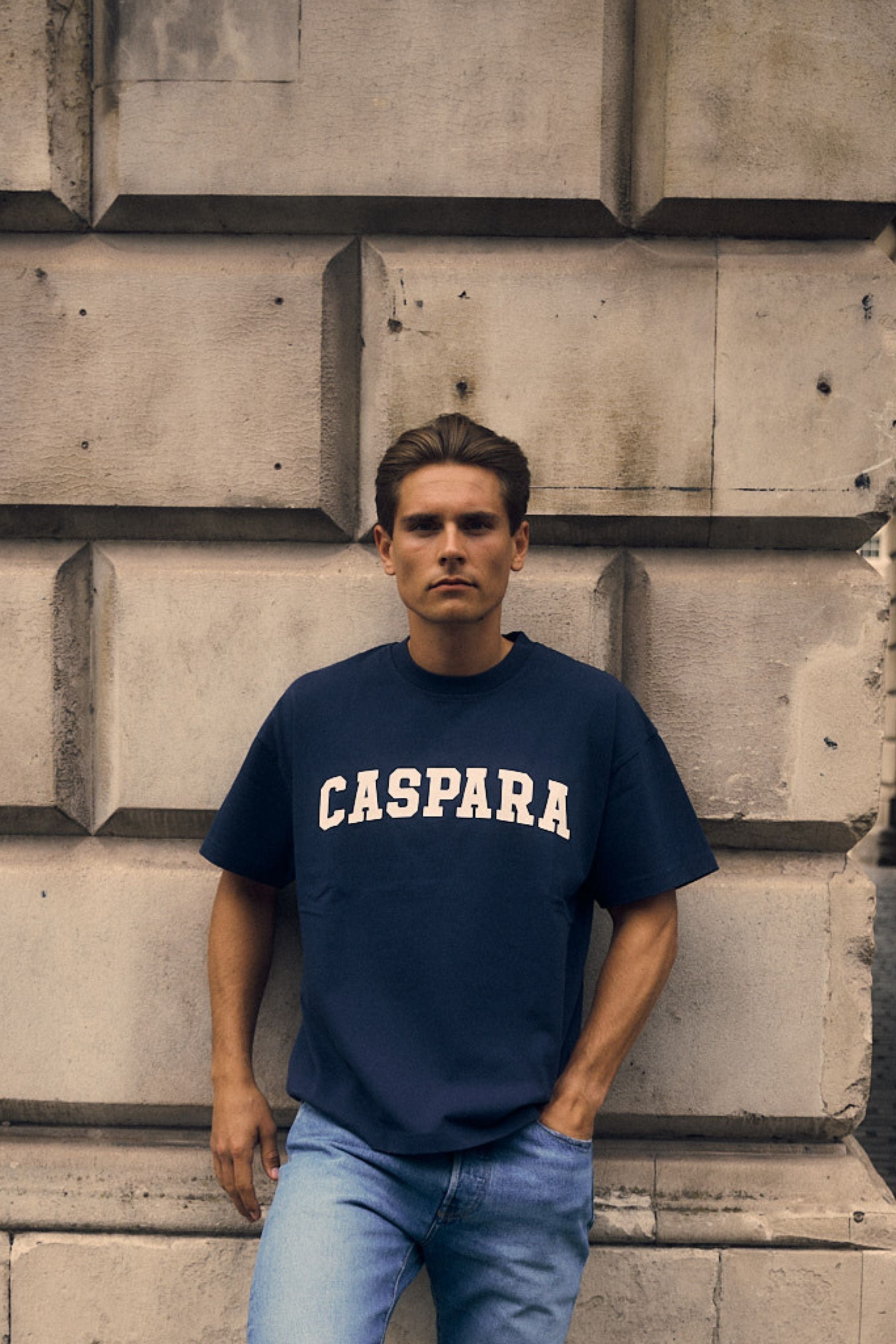M. Varsity Tee - Navy